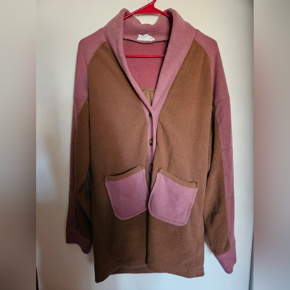 Sherpa Collared Long Cardigan